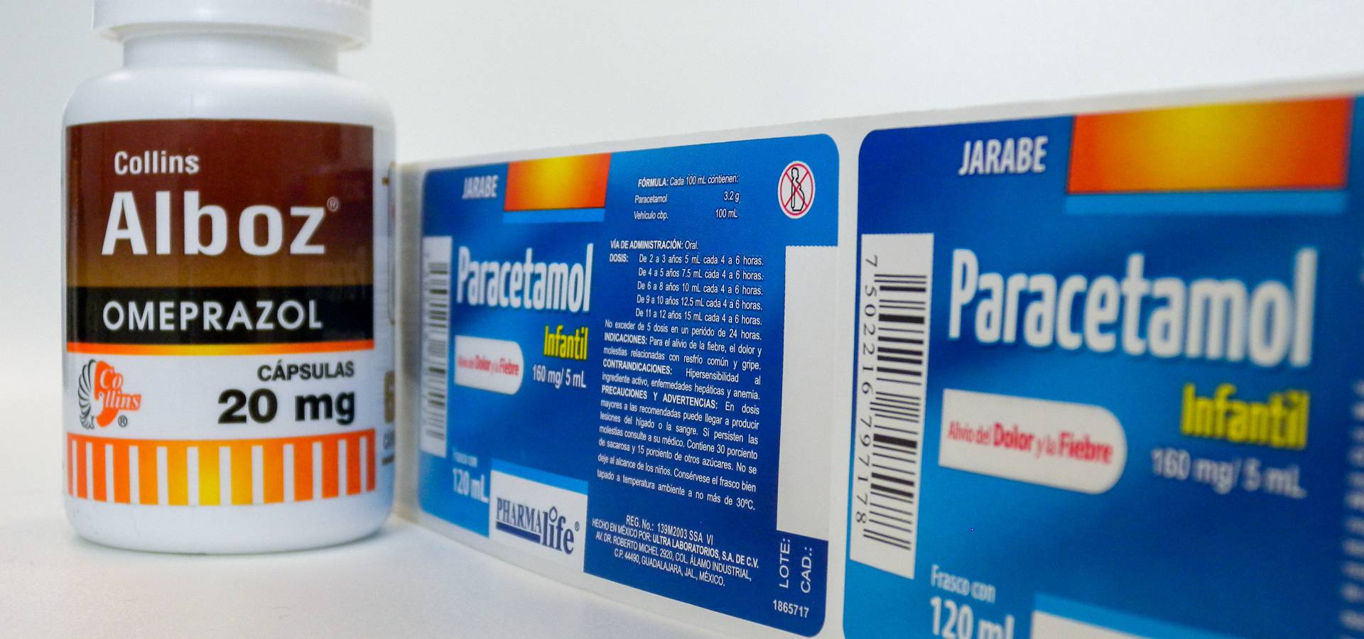 Etiquetas autoadheribles para medicamentos